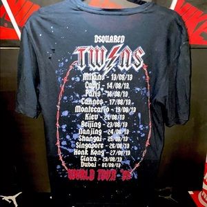 DSQUARED2 ‘95 TWINS World Tour Vintage T-Shirt